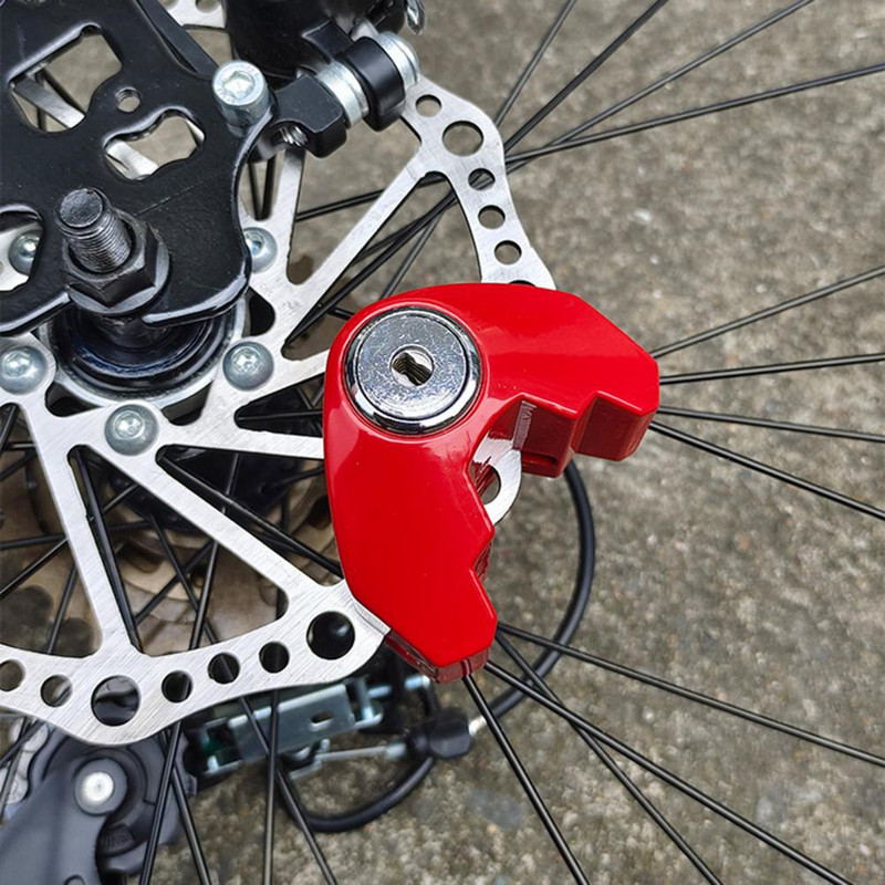 Jalgrattasõidu mootorratta ketaslukk Vargusevastane piduriketta ketta ketta rootori turvalukk kaasaskantav tsingisulamist pidurilukk jalgrattatarvikud