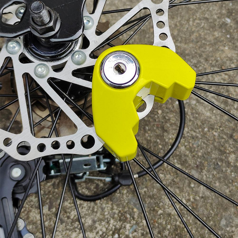 Jalgrattasõidu mootorratta ketaslukk Vargusevastane piduriketta ketta ketta rootori turvalukk kaasaskantav tsingisulamist pidurilukk jalgrattatarvikud