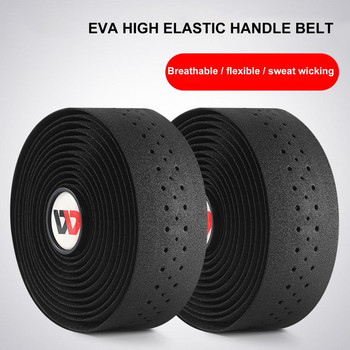 1 комплект EVA бар лента с висока издръжливост на кормилото залепваща лента за дръжка на велосипед Амортисьорна лента с отвор за шосеен велосипед