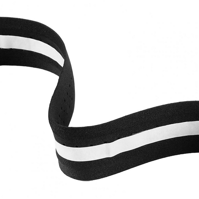 1 szett EVA rúdszalag nagy szilárdságú kormányszalag ragasztó bicikli fogantyúszalag ütéscsillapító rúdszalag furattal országúti kerékpárokhoz