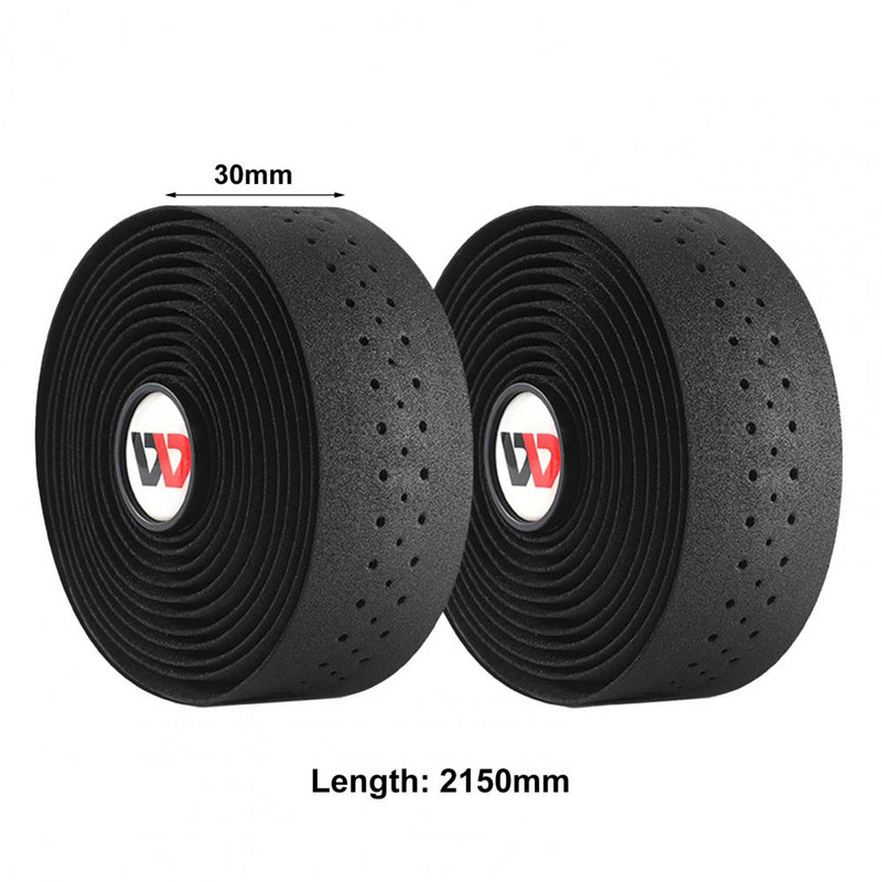 1 szett EVA rúdszalag nagy szilárdságú kormányszalag ragasztó bicikli fogantyúszalag ütéscsillapító rúdszalag furattal országúti kerékpárokhoz