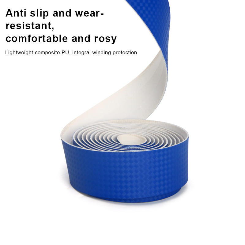 Riteņbraukšanas PU+EVA stūres siksna Neslīdošs viegls svars šosejas velosipēdam oglekļa siksna āra braukšanai velosipēda rokturis lente melna