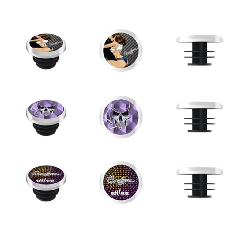 2db ötvözött kormánysapkák kerékpármarkolat végzáró sapkák MTB hegyi országúti kerékpárokhoz