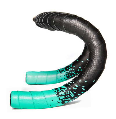 Ghidon de drum cu mânere de bicicletă înfășurate cu curbe de bicicletă Dead Fly cu curele anti-alunecare de culoare gradient Bandă de ghidon pentru biciclete