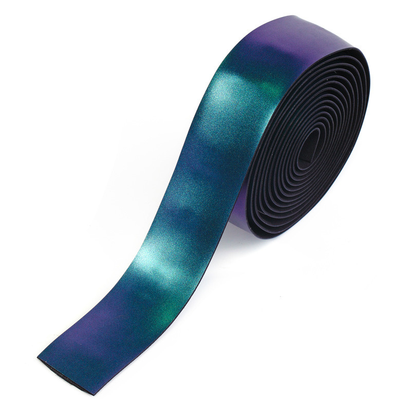 Ghidon de drum cu mânere de bicicletă înfășurate cu curbe de bicicletă Dead Fly cu curele anti-alunecare de culoare gradient Bandă de ghidon pentru biciclete