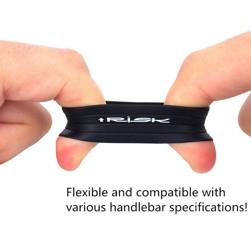 Risk Üks paar jalgratta juhtrauda teip kinnitusaasad maanteeratta käepideme käepideme ümbris hoidev silikoonrõngad jalgrattasõidu fikseeritud varrukas krae