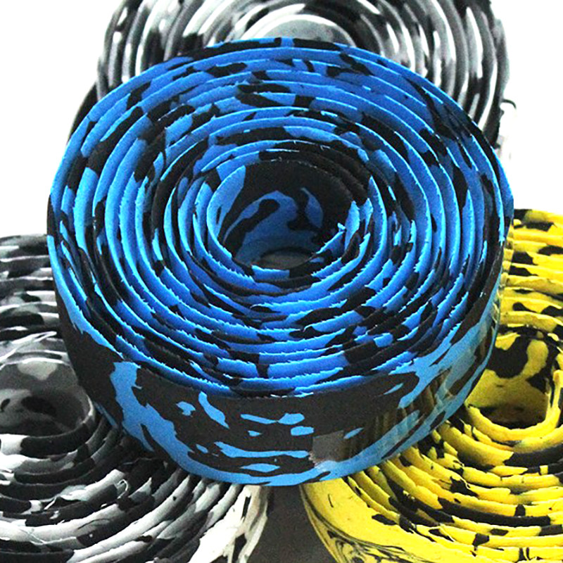 Mikroszálas országúti kerékpár kormányszalag terepszínű kerékpáros fogantyú öv parafa borítás rúddugókkal Kerékpár kormányrúd markolat szalagok