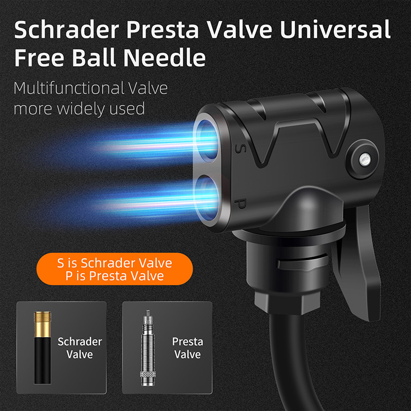 WEST BIKING Nešiojamas MTB dviračių siurblys Mini dviračių padangos balioninis pripūtimas rankinis oro siurblys dviračių priedai kalnų plento dviračių siurblys