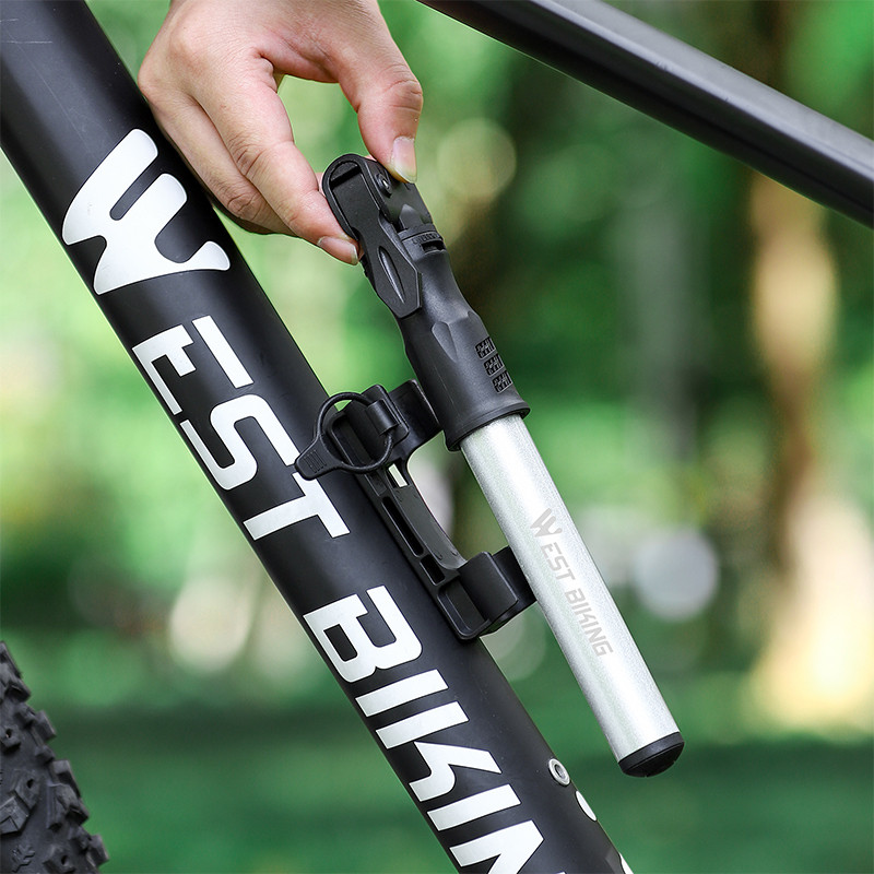 WEST BIKING Nešiojamas MTB dviračių siurblys Mini dviračių padangos balioninis pripūtimas rankinis oro siurblys dviračių priedai kalnų plento dviračių siurblys