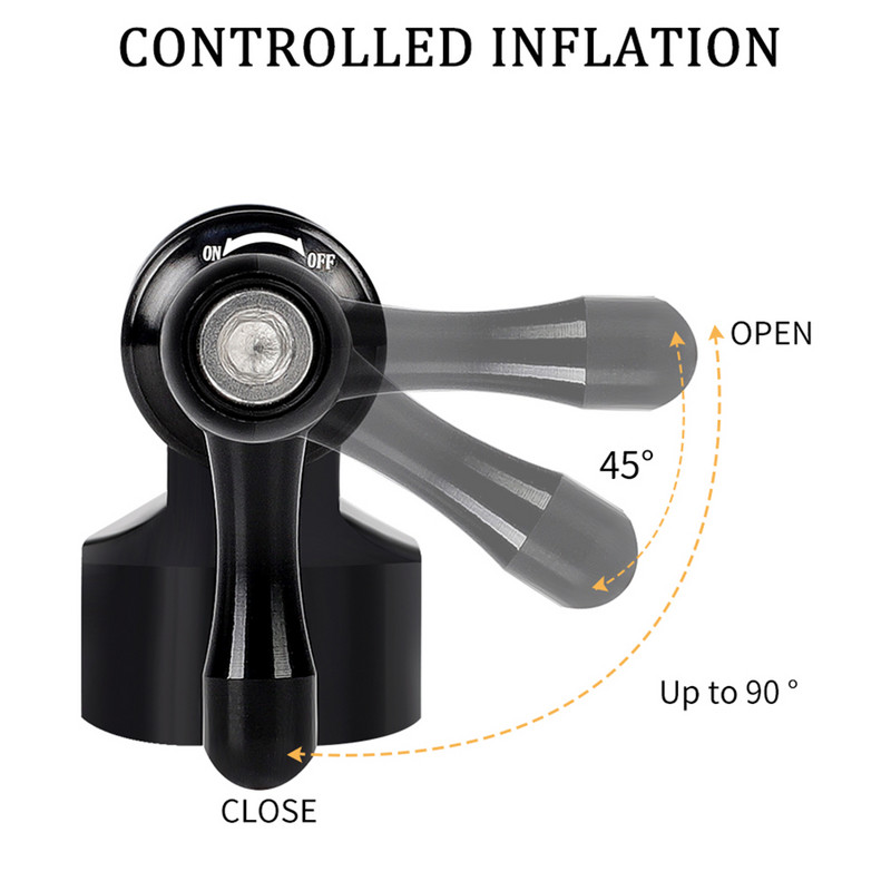 Nešiojami Pistolet CO2 Mini dviračio oro siurblio aliuminio lydinio MTB plento dviračio CO2 pripūtimo dviračių priedai