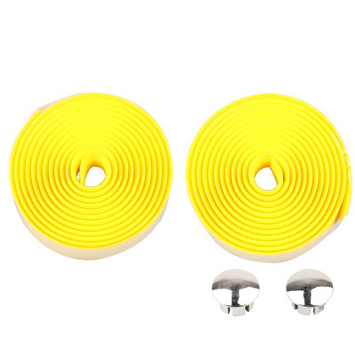 Dviračio vairo juosta kamštinės rankenos Vienspalvės dviračių važiavimas dviračiu Mtb plento dviračių apvyniojimo juostos Du strypai kištukai dviračių priedai Bicicleta