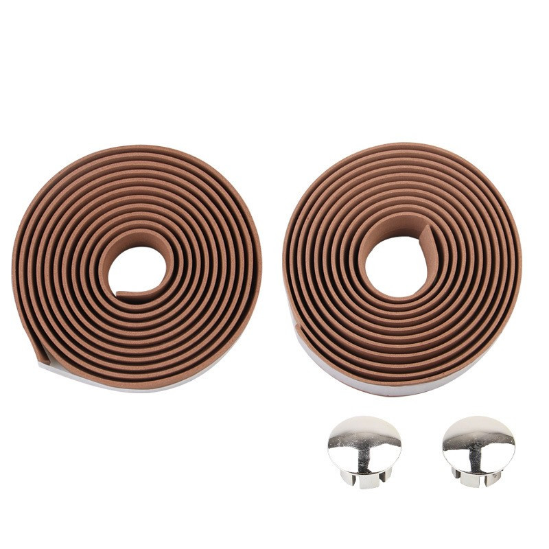 Dviračio vairo juosta kamštinės rankenos Vienspalvės dviračių važiavimas dviračiu Mtb plento dviračių apvyniojimo juostos Du strypai kištukai dviračių priedai Bicicleta