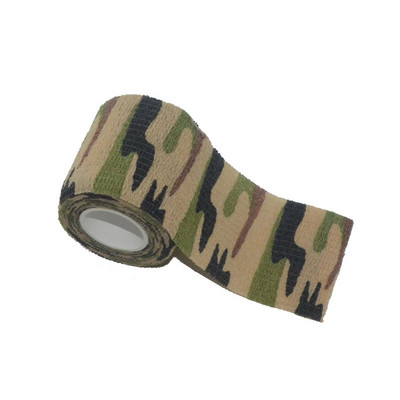 Pašlīmējoša, elastīga, elastīga maskēšanās drāna āra medībām maskēšanās maskēšanās lente lenta velosipēda uzlīmes pārsējs