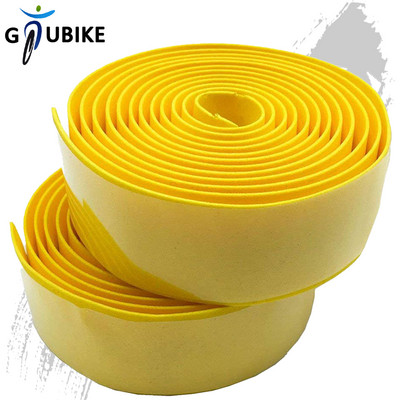 GTUBIKE 1Pair Kerékpár kormányszalag szalagos országúti kerékpár sport parafa markolat csomagoló szalagok rúddugóval Szivacs ívelt fogantyúpántok tartozékok