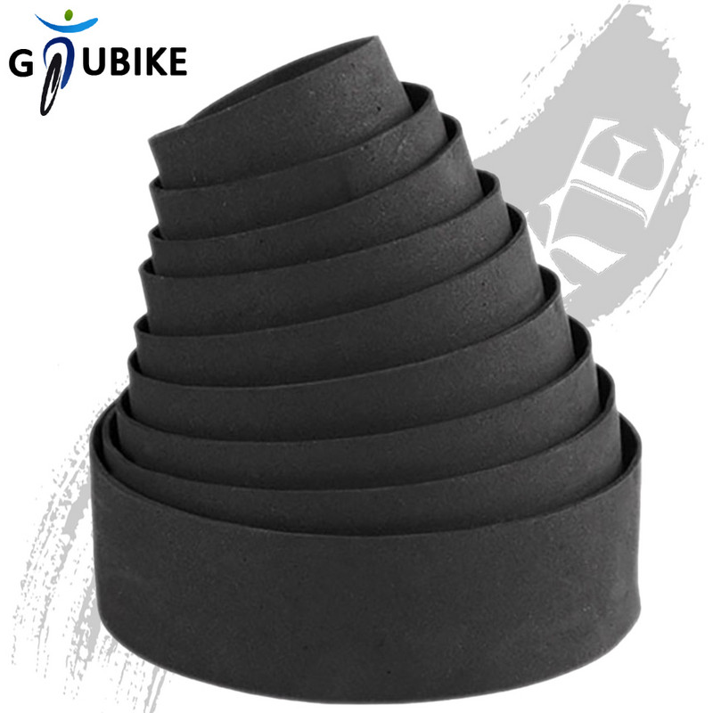 GTUBIKE 1Pair Kerékpár kormányszalag szalagos országúti kerékpár sport parafa markolat csomagoló szalagok rúddugóval Szivacs ívelt fogantyúpántok tartozékok