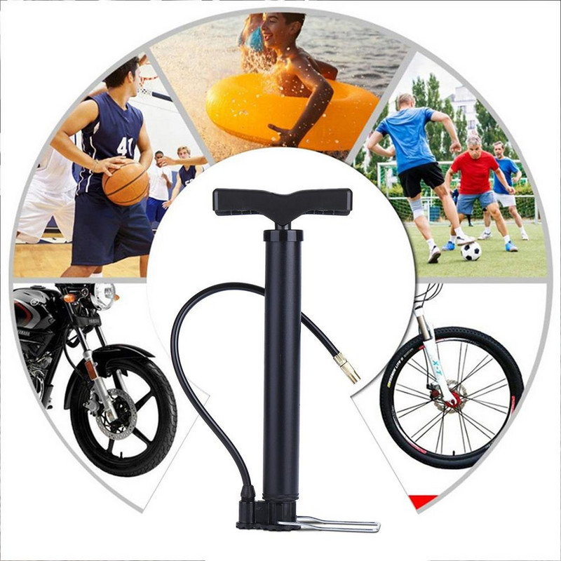 Nešiojamas dviračio grindų siurblys 160 PSI aukšto slėgio mini oro siurblys Ergonomiška rankena kalnų dviračių lauko priedams