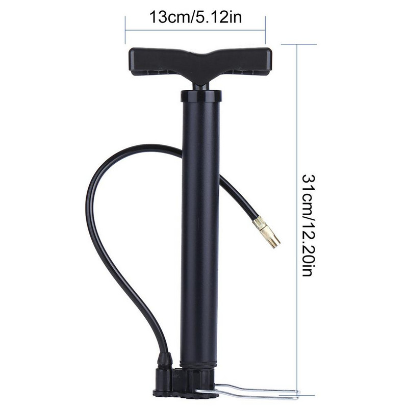 Nešiojamas dviračio grindų siurblys 160 PSI aukšto slėgio mini oro siurblys Ergonomiška rankena kalnų dviračių lauko priedams