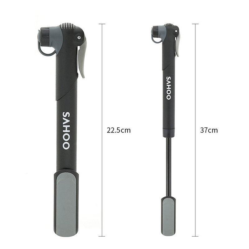 SAHOO 311420 Mini Cycling Ball Mountain országúti kerékpár szivattyú Dual Presta Schrader szelep típusú gumiabroncs légfújó