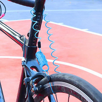 Брави за велосипеди с парола Защита от кражба Устойчив на ръжда Комбинация с висока якост 3-цифров код Ключалка за велосипед Аксесоари за велосипеди