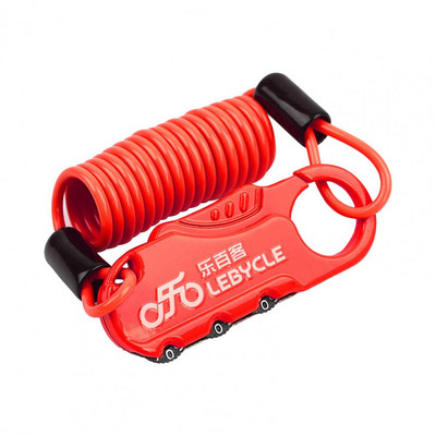 Jelszavas Kerékpárzárak Lopásgátló Rozsdamentes, Nagy szilárdságú Kombináció 3 Számkód Kerékpárzár Kerékpártartozékok