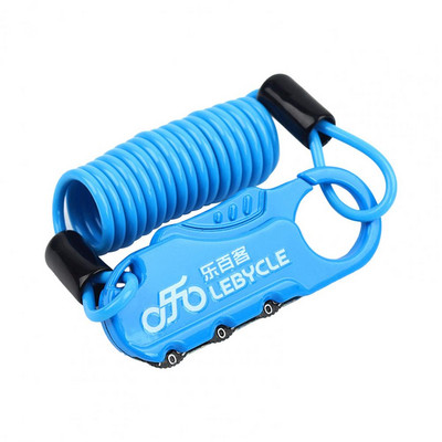 Jelszavas Kerékpárzárak Lopásgátló Rozsdamentes, Nagy szilárdságú Kombináció 3 Számkód Kerékpárzár Kerékpártartozékok