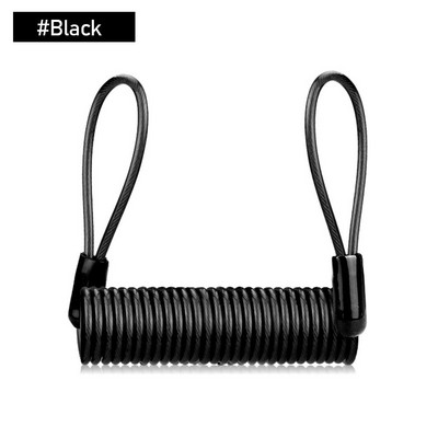 1,2M ketaspidur vargusvastane turvameeldetuletus mootorratta alarm, julge vedrukaabli kiiver traat jalgratta lukustus köis jalgratta tööriist