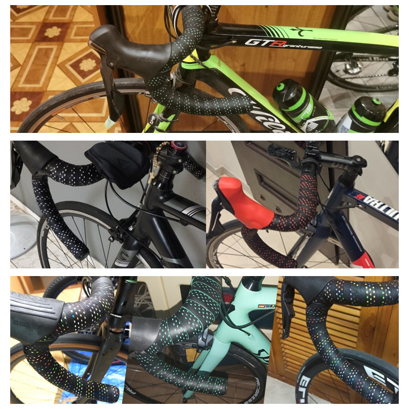 MOTSUV maanteeratta juhtraua lint jalgrattatarvikud Jalgrattasõidu pehme PU EVA libisemisvastane jalgrattakangi teip Amortisaator