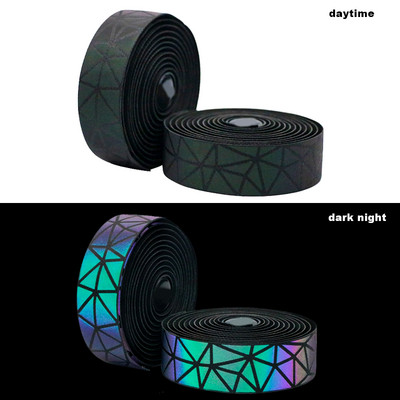 Ποδηλασία Απόσβεση Αντικραδασμικό Περιτύλιγμα EVA PU Ποδήλατο Άνετο Rainbow Bar Ζώνη Cork Road Bike Refleks Tape τιμόνι