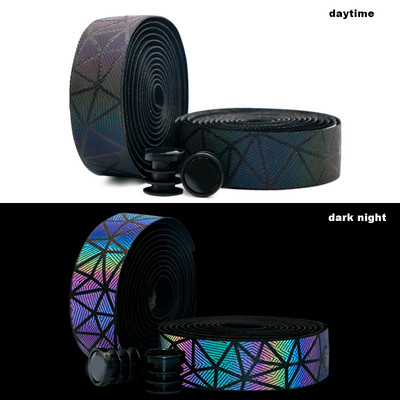 Ποδηλασία Απόσβεση Αντικραδασμικό Περιτύλιγμα EVA PU Ποδήλατο Άνετο Rainbow Bar Ζώνη Cork Road Bike Refleks Tape τιμόνι