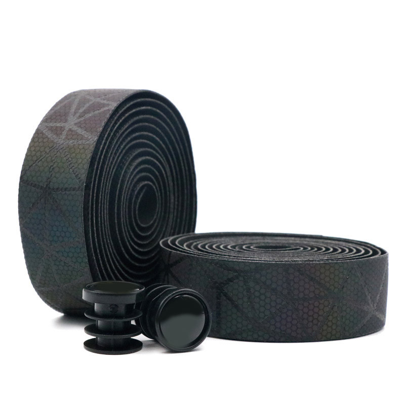 Ποδηλασία Απόσβεση Αντικραδασμικό Περιτύλιγμα EVA PU Ποδήλατο Άνετο Rainbow Bar Ζώνη Cork Road Bike Refleks Tape τιμόνι