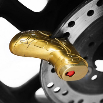 1 комплект заключване на дисковата спирачка Здрава ключалка за мотоциклет Аксесоари за безопасност Солидна ключалка за мотоциклет