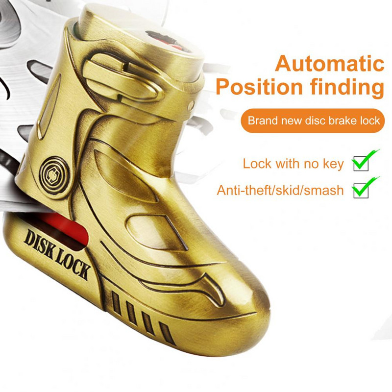 1 komplekti ketaspidurilukk Tugev mootorratta rattalukk Ohutustarvikud Tugev mootorrattalukk