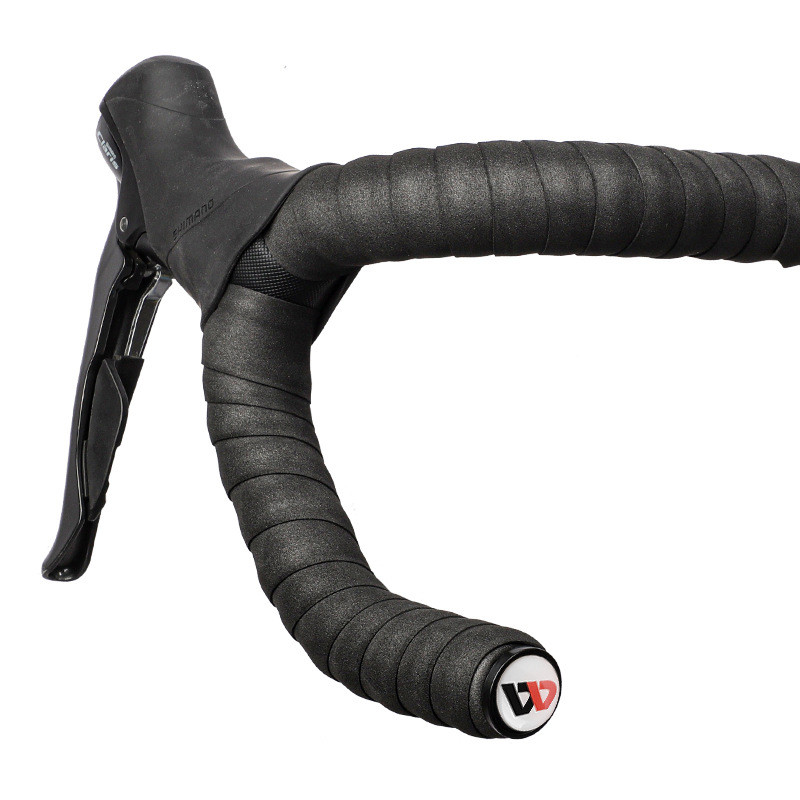 1 paariline jalgratta juhtraua teip kleepuva ribaga elastse käepidemega, värvilised gradientvärvilised jalgrattatarvikud