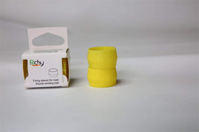 Richy Road Husă de bandă pentru ghidon de bicicletă EIEIO Manșon confortabil din silicon anti-alunecare Inel de fixare Accesorii pentru biciclete