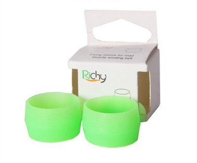 Richy Road Husă de bandă pentru ghidon de bicicletă EIEIO Manșon confortabil din silicon anti-alunecare Inel de fixare Accesorii pentru biciclete