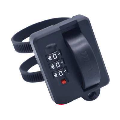 Összecsukható kerékpárkormányzár 3 számjegyű kód Sisak-zár IAMOK Lopásgátló Jelszavas zárak Kerékpár tartozékok