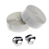 2 τιμόνι ποδηλάτου ποδηλάτου ποδηλάτου δρόμου από συνθετική δερμάτινη ταινία περιτύλιξης + 2 βύσματα