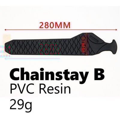 KOCEVLO dviračių grandinės lipdukas nuo įbrėžimų MTB / plento dviračių neslystantis lipdukas, apsaugantis nuo rėmo apsaugos