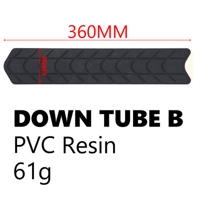 KOCEVLO dviračių grandinės lipdukas nuo įbrėžimų MTB / plento dviračių neslystantis lipdukas, apsaugantis nuo rėmo apsaugos