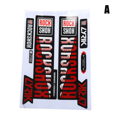 Priekinės šakės lipdukas kalnų dviračio dviračio priekinio amortizatoriaus spalvos pasikeitimo vandeniui atsparus lipdukas