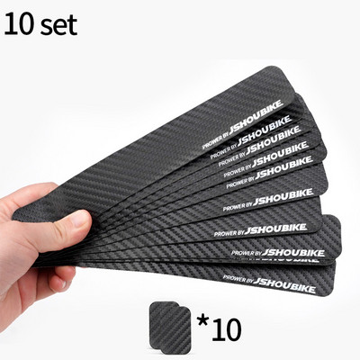 „JSHOU BIKE“ apsauginiai lipdukai dviračių priežiūros grandinės vandeniui atsparūs lipdukai, sutirštintas anglies pluošto WATERPROOFticker dviračių priedai