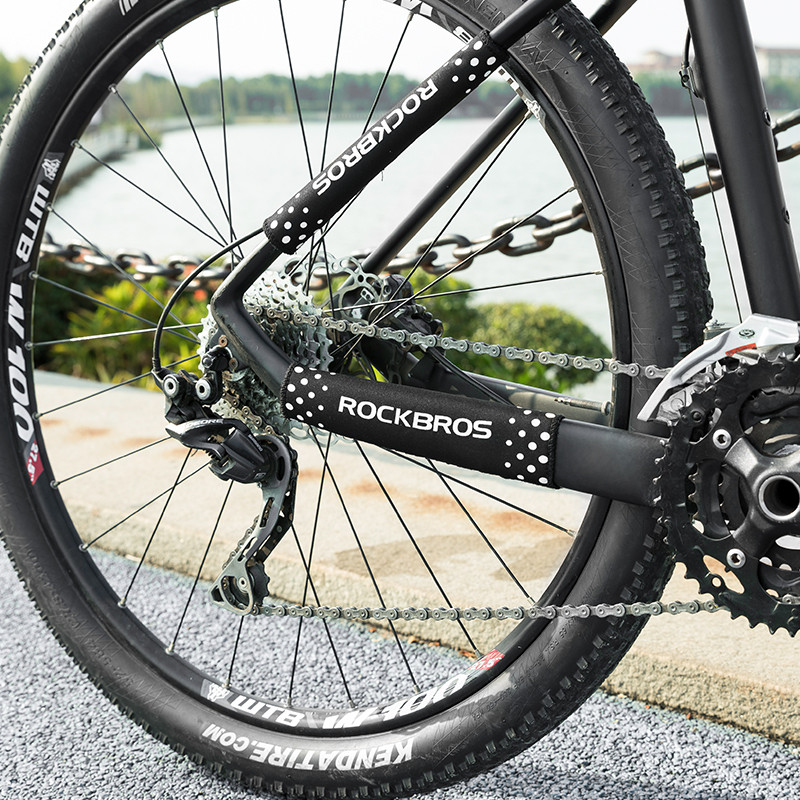 ROCKBROS jalgratta keti kaitse Jalgratta ülikerge ketikaitse kate Quick Dry Chain Protector Stay Tagahargi jalgratta tarvikud