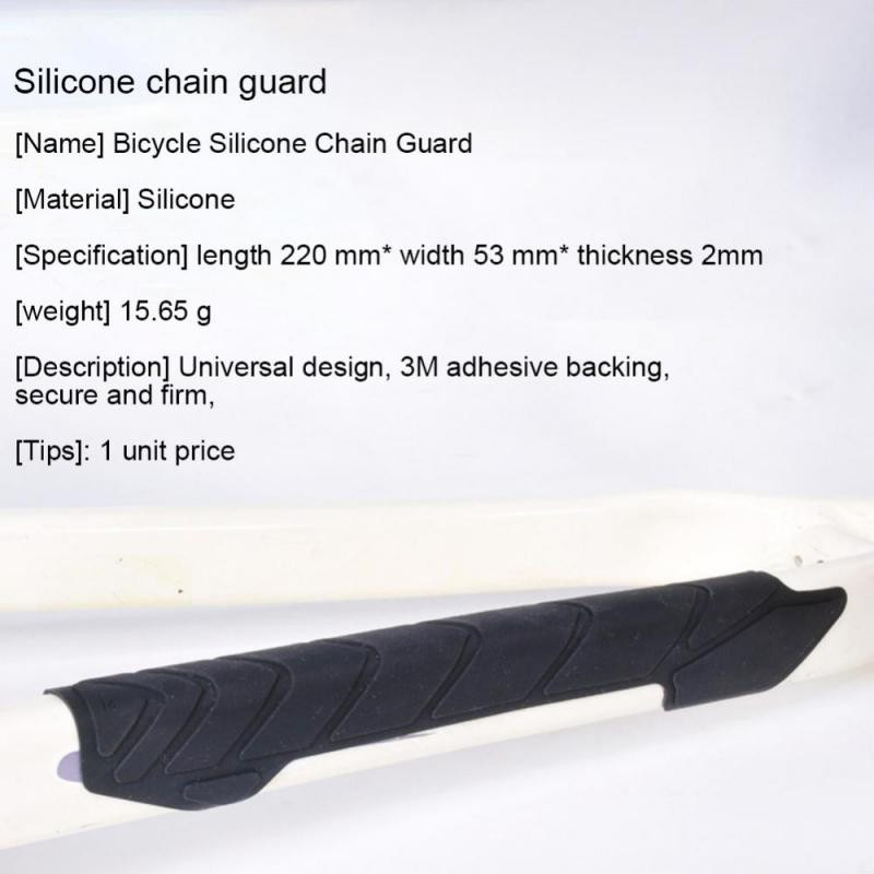 MTB kerékpárlánc kihelyezett védőburkolatok váz karcálló védő 3D szilikon kerékpár ápoló védőburkolat kerékpáros tartozékok