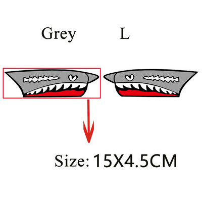1készlet Kerékpárkeret díszítő matrica Cápafejcső matrica MTB kerékpár fix fogaskerék matrica Kerékpáros tartozékok