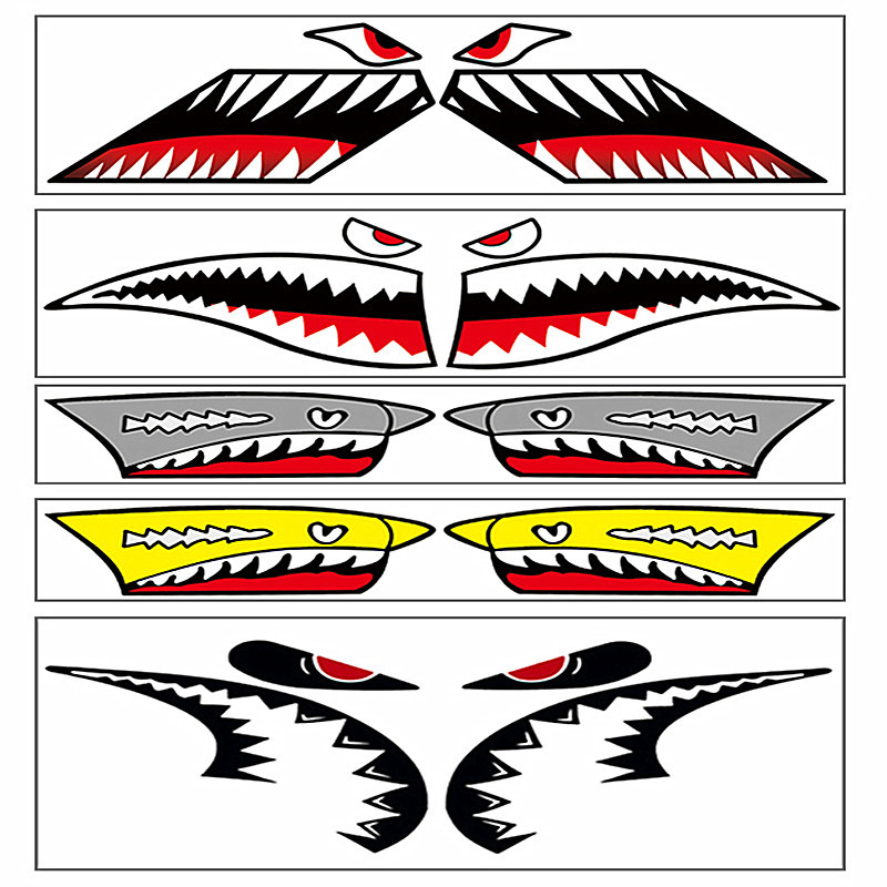 1készlet Kerékpárkeret díszítő matrica Cápafejcső matrica MTB kerékpár fix fogaskerék matrica Kerékpáros tartozékok