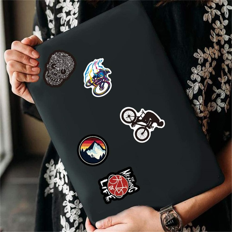 50 vnt kalnų dviračių lipdukai|vandeniui atsparūs viniliniai dviračių lipdukai dviračių vandens buteliams nešiojamojo kompiuterio dviračio vandeniui atsparūs lipdukai