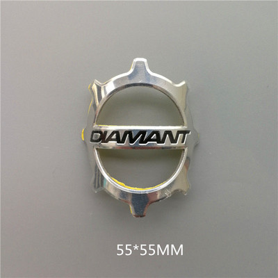 Insigna pentru cap de bicicletă Autocolante din aluminiu Autocolante pentru MTB BMX Cadru frontal pentru bicicletă pliabilă Accesorii pentru ciclism cu abur Tub emblemă DIY