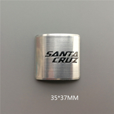 Insigna pentru cap de bicicletă Autocolante din aluminiu Autocolante pentru MTB BMX Cadru frontal pentru bicicletă pliabilă Accesorii pentru ciclism cu abur Tub emblemă DIY