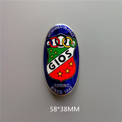 Insigna pentru cap de bicicletă Autocolante din aluminiu Autocolante pentru MTB BMX Cadru frontal pentru bicicletă pliabilă Accesorii pentru ciclism cu abur Tub emblemă DIY