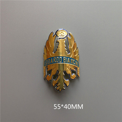 Insigna pentru cap de bicicletă Autocolante din aluminiu Autocolante pentru MTB BMX Cadru frontal pentru bicicletă pliabilă Accesorii pentru ciclism cu abur Tub emblemă DIY